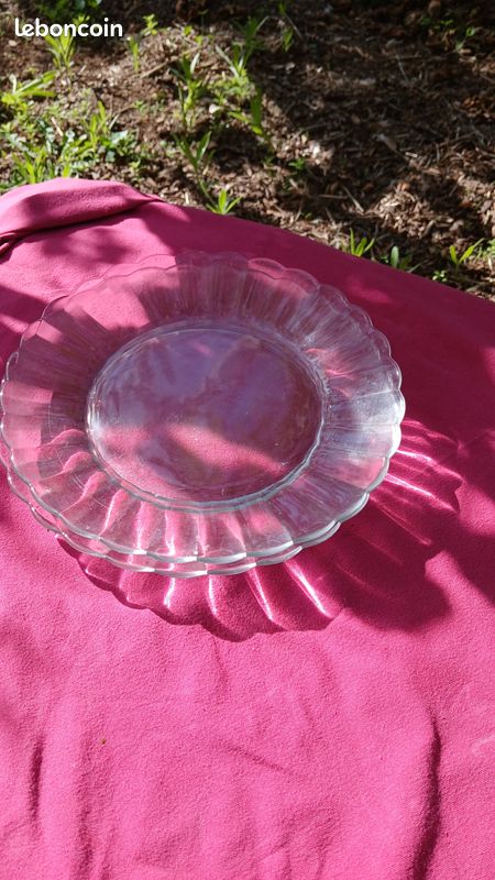 Lot de 2 assiette trasparente (image 1)