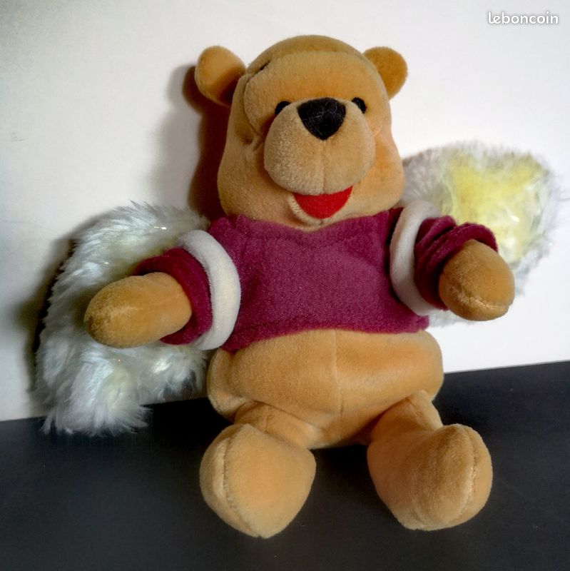 Petite Peluche Vintage Winnie L'Ourson Ange "Pooh Dreams Wings" (image 2)
