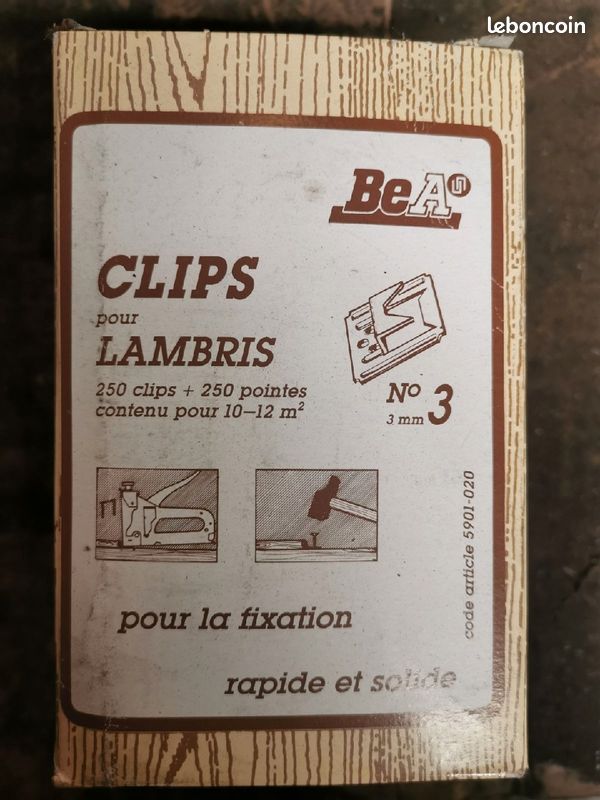 Clips à lambris (image 1)