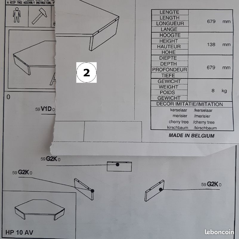 Bureau complet + Fauteuil (image 5)