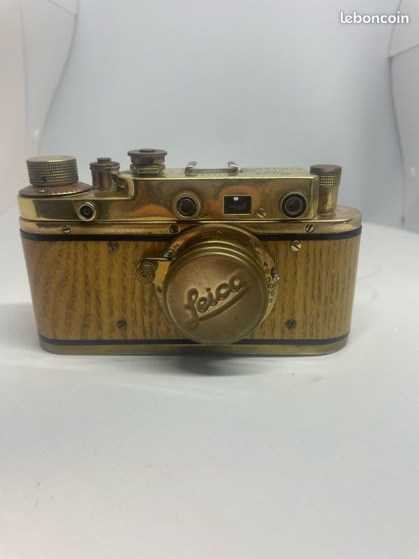 Appareil photo zorki urss ,repro leica vintage gainage bois (image 7)