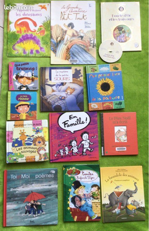 Livres divers cartonnés et souples jeunes enfants (image 1)