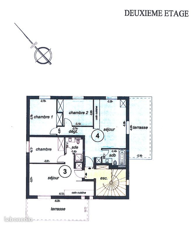 Appartement 3 pièces 50 m² · à Cagnes-sur-Mer · 50 m² · 1 200 €/mois