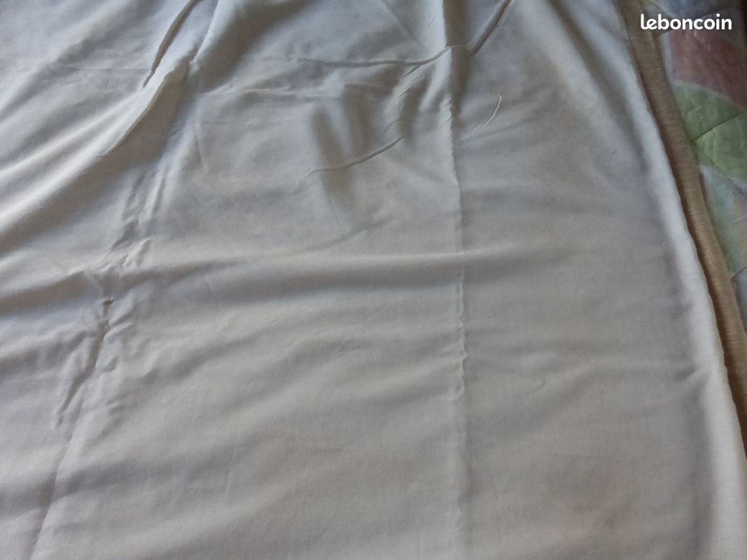 Double rideau beige doublé (image 6)
