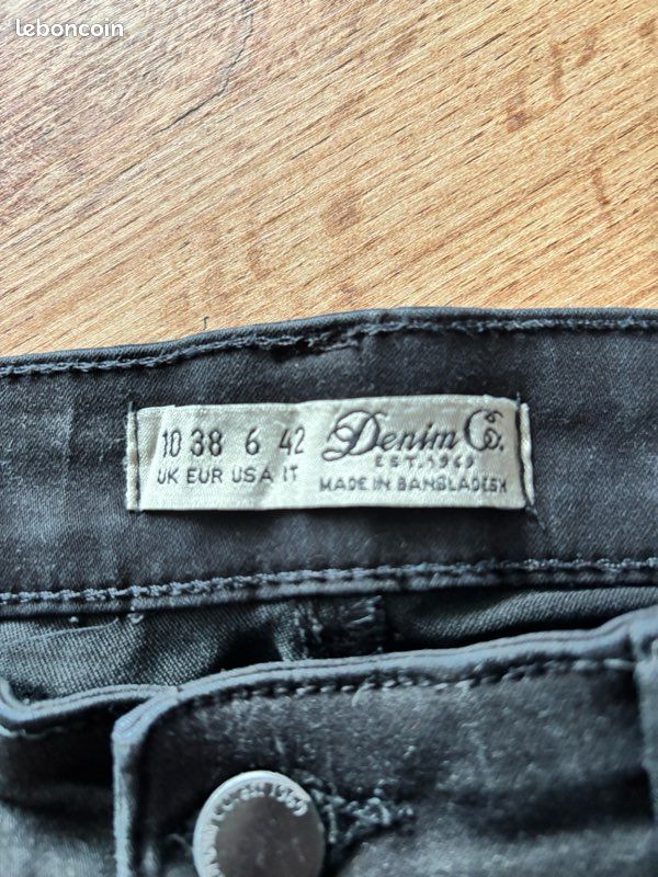 Primark Jeans Femme Effet UsÃ© Jean Bootcut Sculptant Bleu Indigo