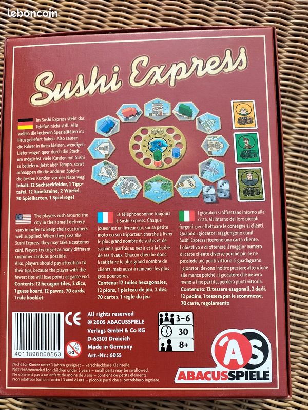 Jeu de société sushi express (image 2)