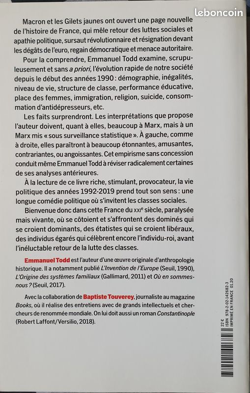 Todd Emmanuel / Les luttes de classes en France (image 2)