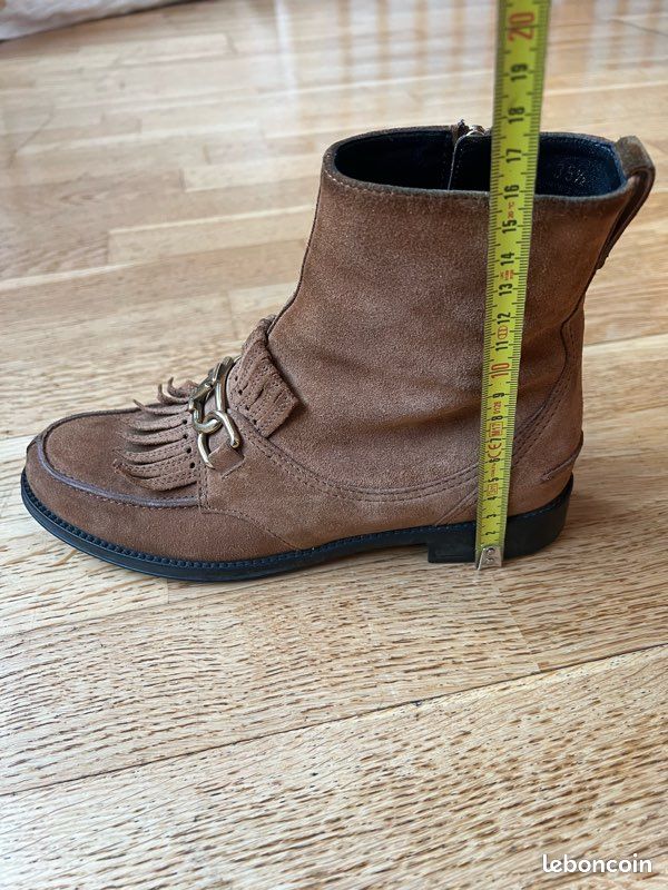 Bottes Femme Tod's En Daim Marron - Taille US 8.5 (EU ~39.5) - Occasion Très Bon état