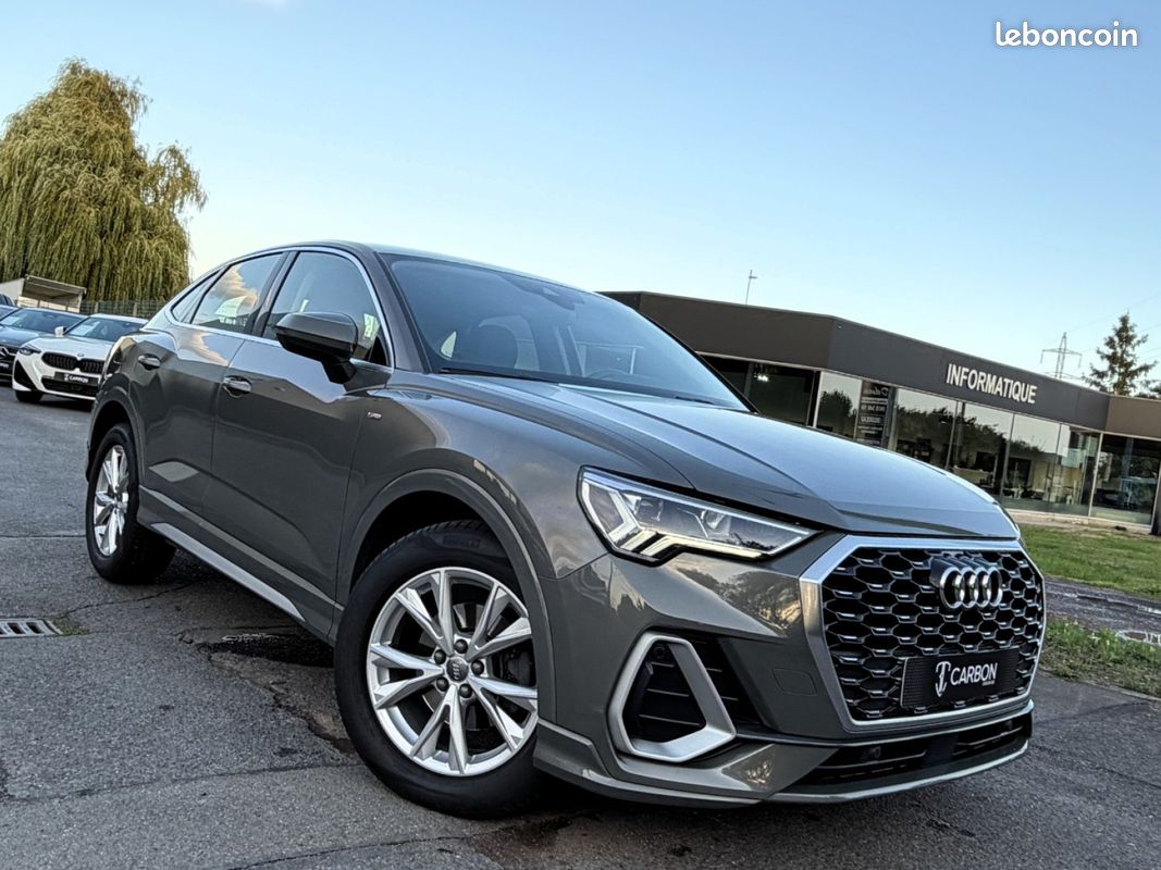 AUDI Q3 SPORTBACK 35 TFSI 150 ch S tronic 7 S line 1ère MAIN/CUIR/NAVI MMI/FULL LED/CAMERA/ACC/HISTORIQUE COMPLET/GAR (image 8)