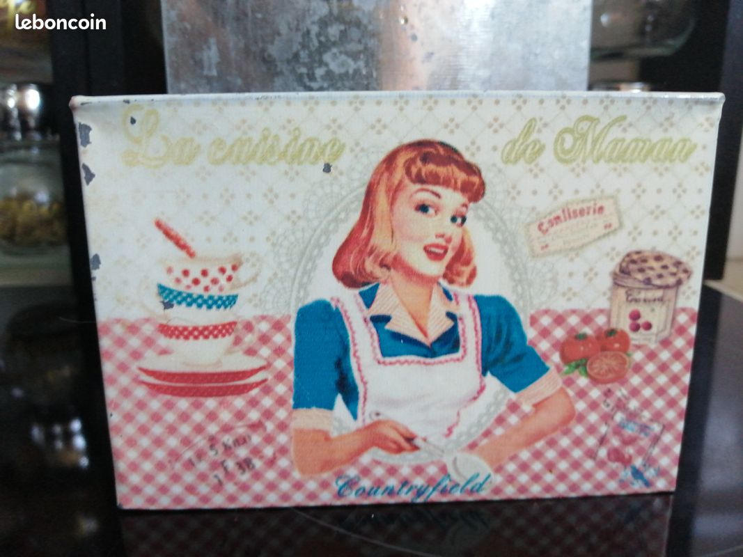 Petit rangement de cuisine mural de style vintage (image 3)