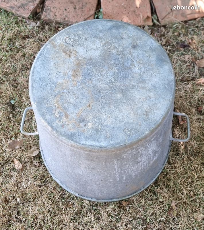 Bassine lessiveuse galvanisée moyenne taille (image 3)
