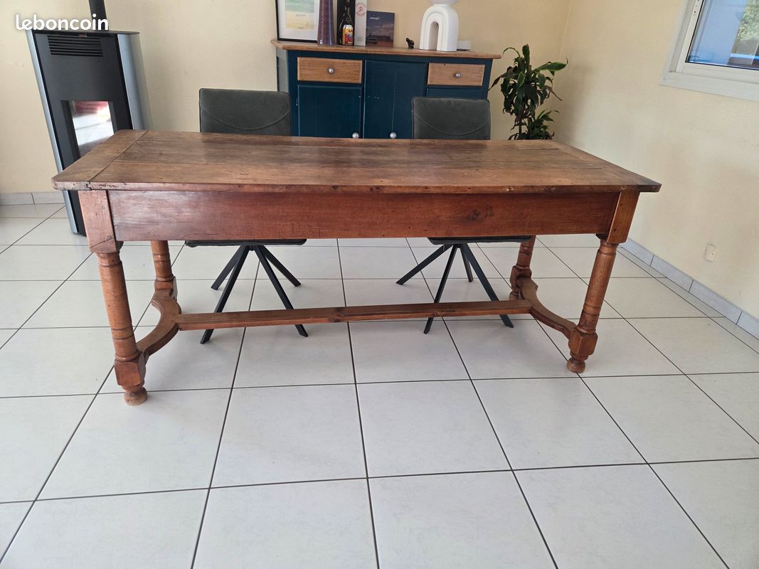 Table de salle à manger bois massif (image 2)