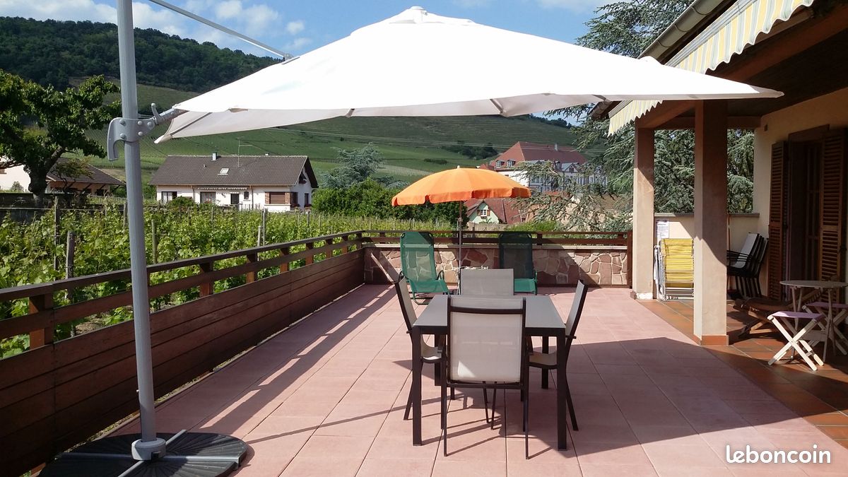 Location gite vacances avec vue sur château à St-Hippolyte (68590) (image 1)