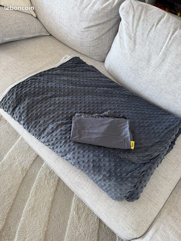 Couverture lestée Cosy Home 7kg - Neuve (avec housse) (image 3)