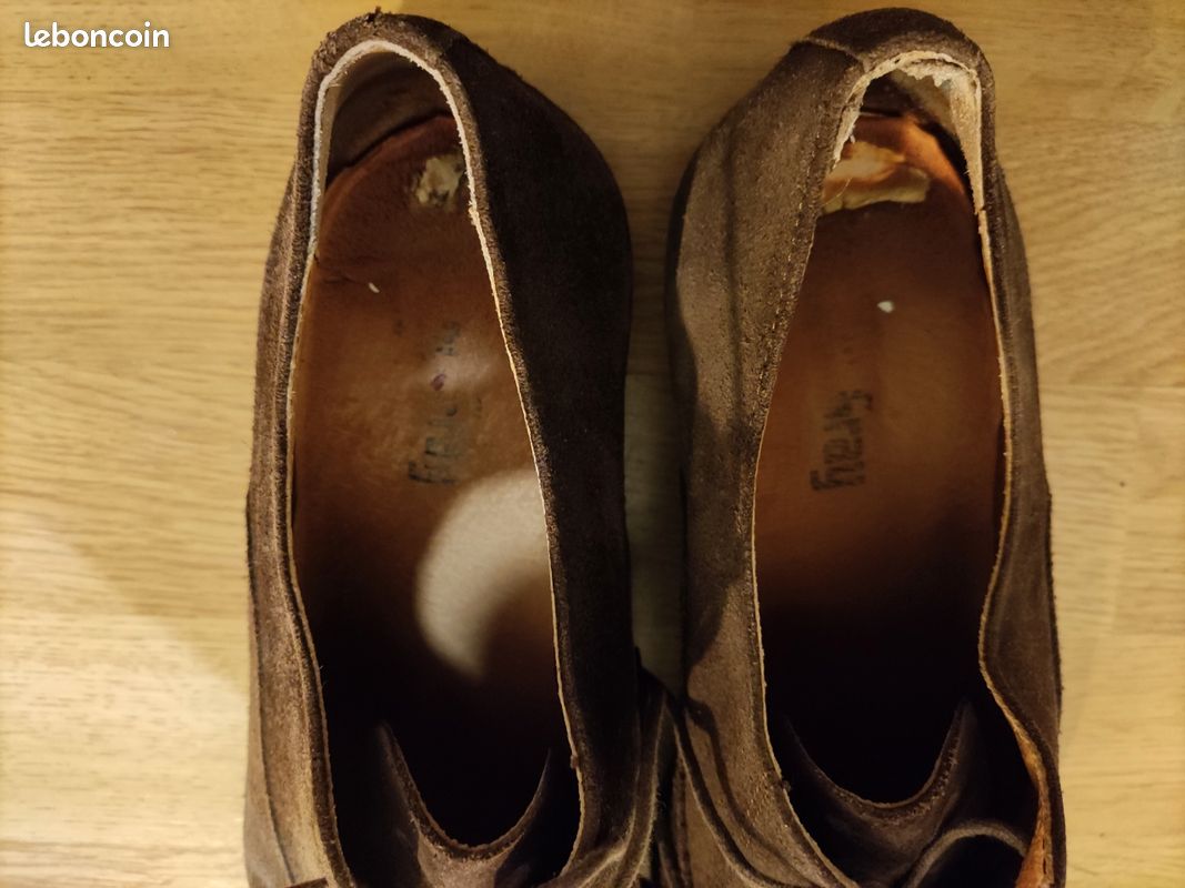 Chaussures daim marron 41 (image 5)