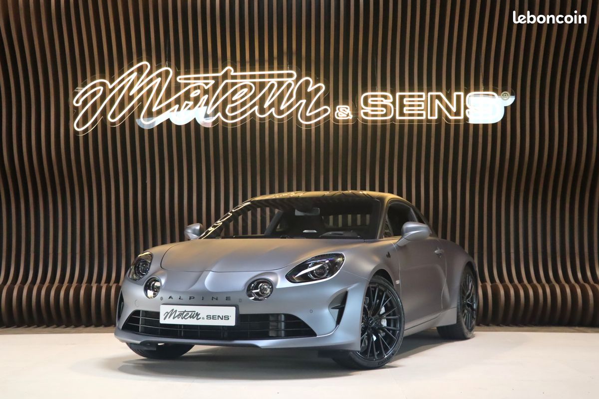 Alpine A110S Enstone Édition 053/300 - Stripping de toit “Union Jack noir” - Peinture Gris Tonnerre Mats - Pack rangement (image 1)
