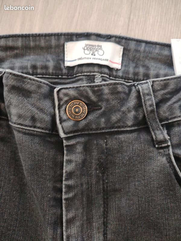 Jean Le Temps des Cerises Pulp High Slim29US 38-40 noir gris push up #4 (image 14)