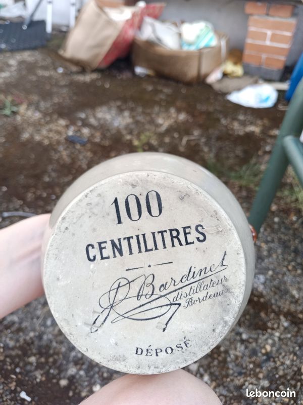 Cruche / pichet grès Bardinet distillateur Bordeaux 100 cl vintage (image 2)