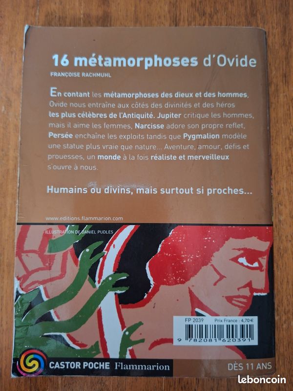 Livre 16 métamorphose d'Ovide de Françoise Rachmuhl (image 2)