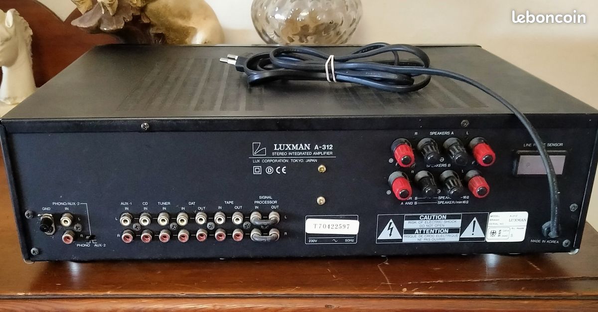 Luxman a-312 - Photo, audio & vidéo