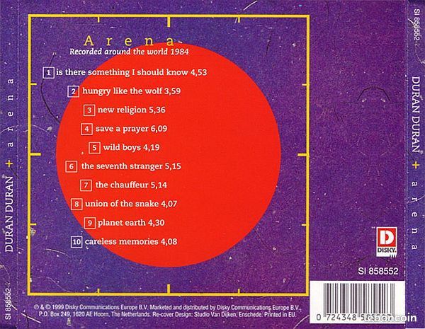 Duran Duran ‎– Arena (image 2)