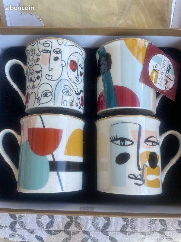 Boîte de 4 mugs collection atmosphère (image 2)