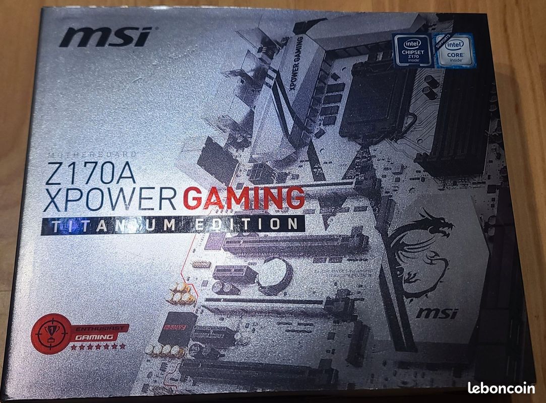 Carte mère MSI Z170a xpower gaming titanium edition avec Intel I7 6700K (image 1)