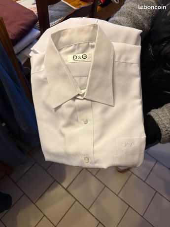 Chemise Homme Balmain Occasion - Taille M (marquée XL), Couleur Grise - Très Bon état