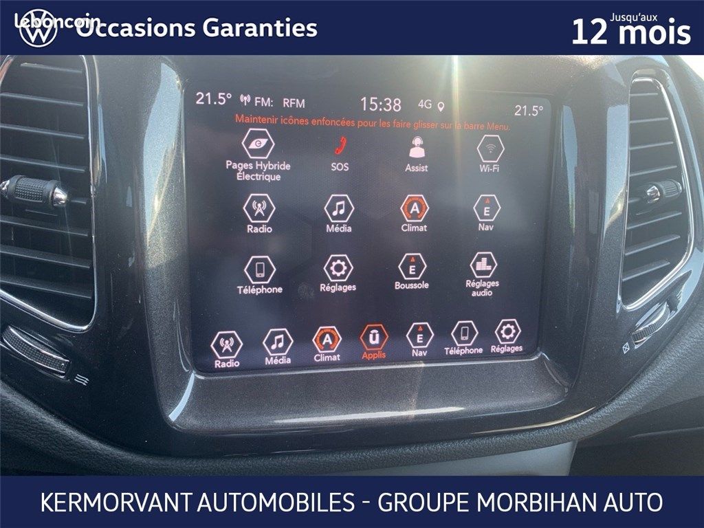 Jeep Compass II MY20 1.3 GSE T4 190 ch PHEV AT6 4xe eAWD Limited (image 15)