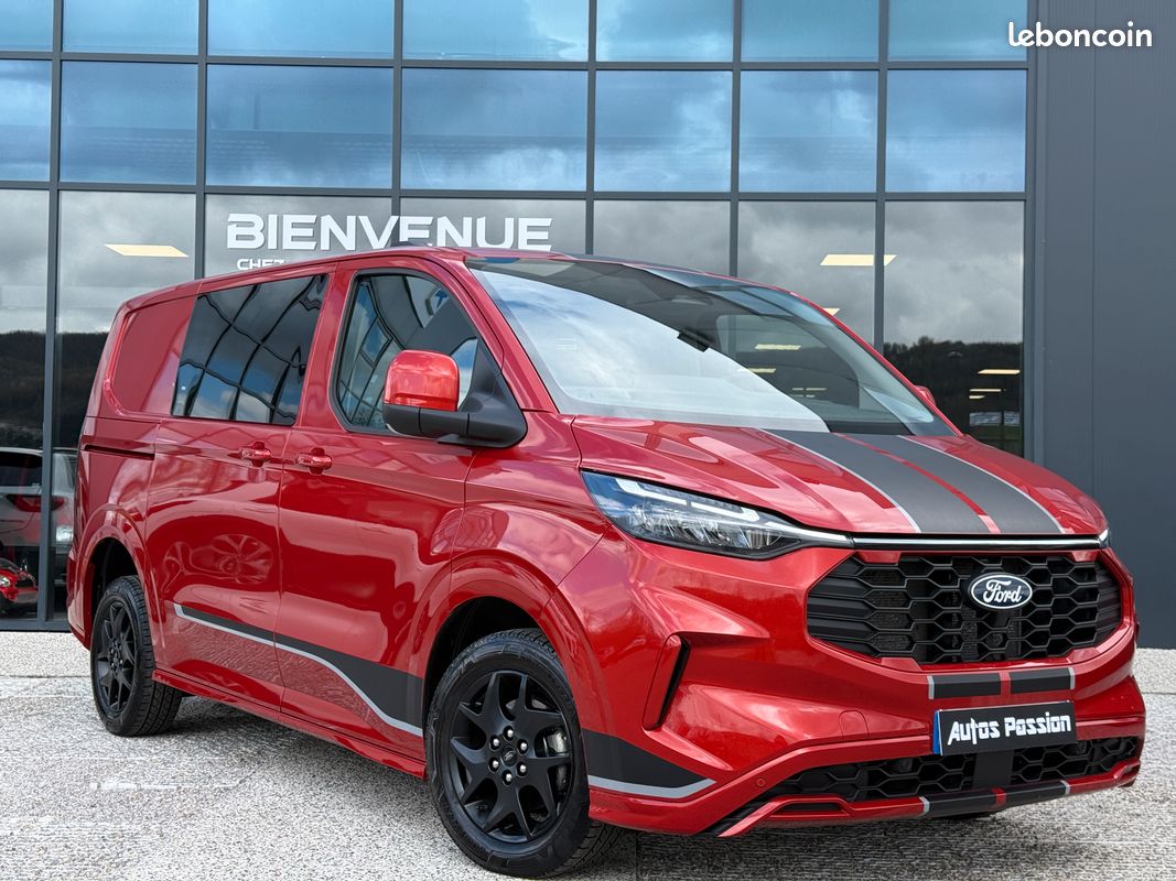 39 990 ht ford transit custom l1h1 cabine approfondie 170 ch bva8 sport. 9 900kms. 01/2025. 5 places (image 3)