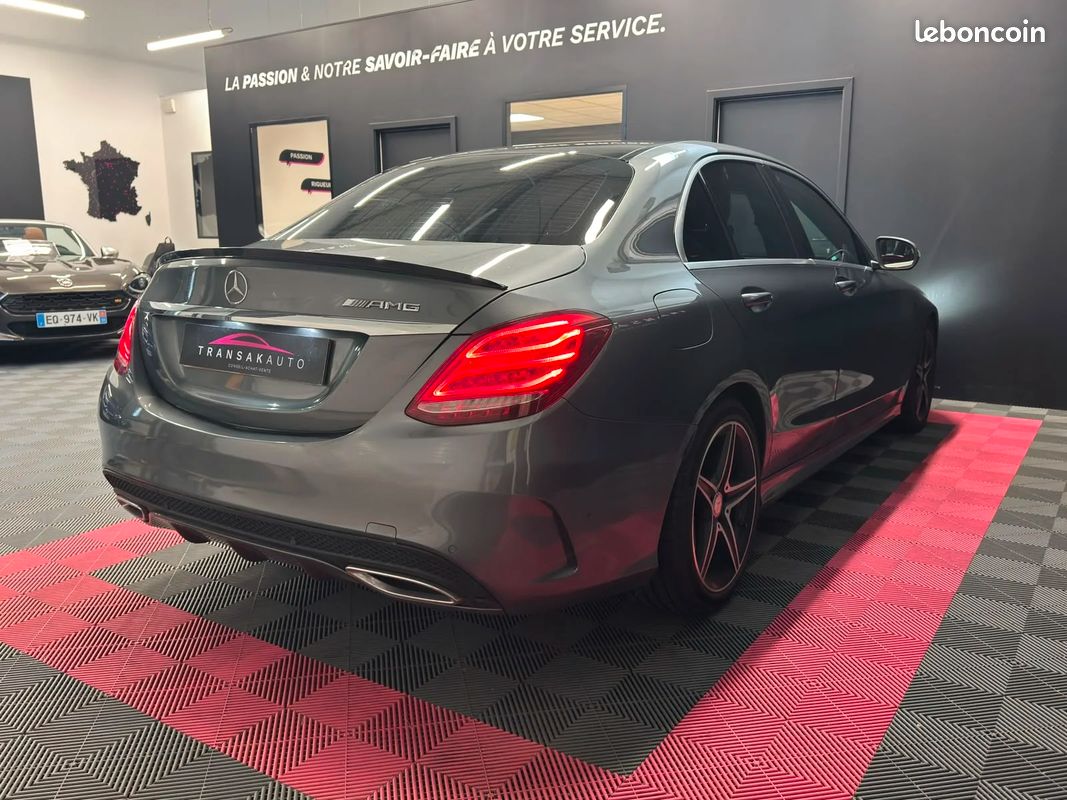 Mercedes CLASSE C220d Fascination Pack AMG - ORIGINE FRANCE - SUIVI COMPLET - RÉVISION À JOUR (image 12)