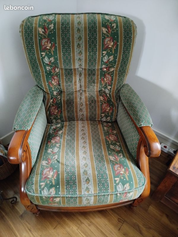 A vendre canapé et fauteuil (image 9)