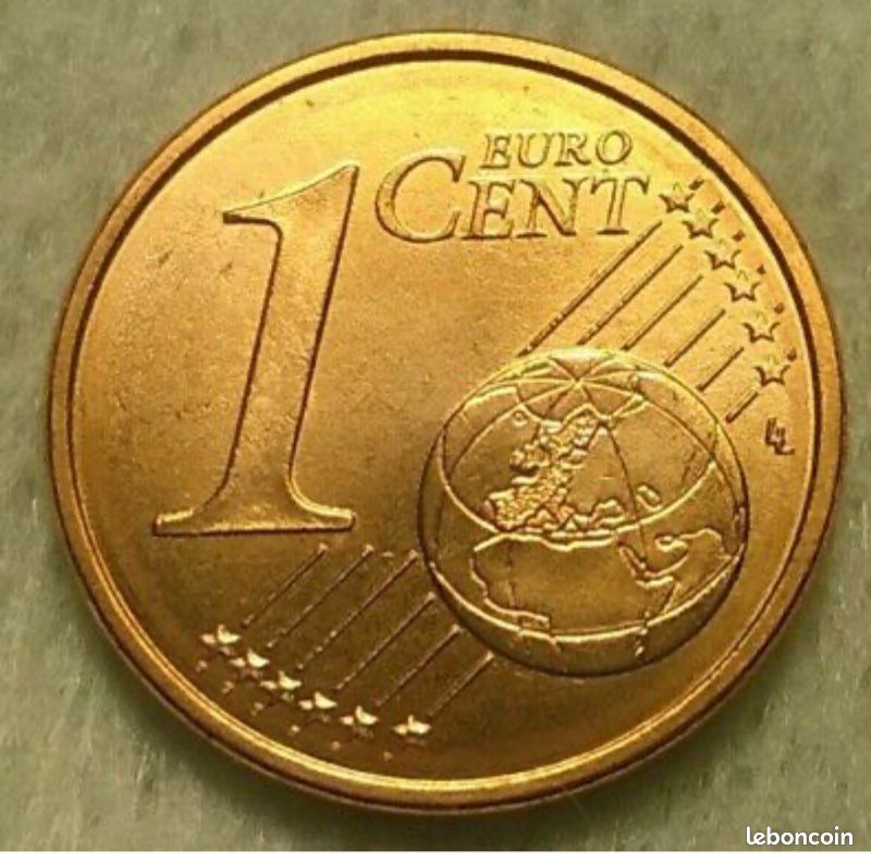 1 centime euro double face (image 1)