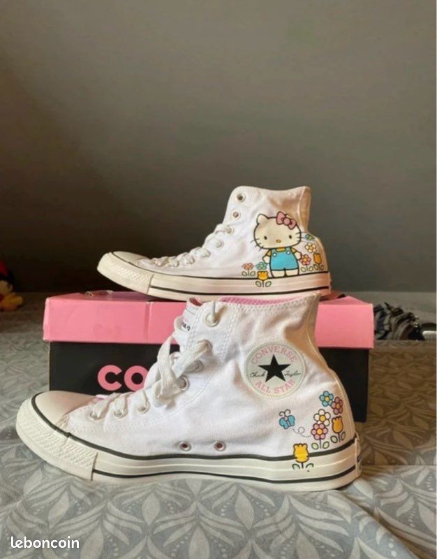 Converse Hello Kitty Flowers (Edition Collector) Chaussures