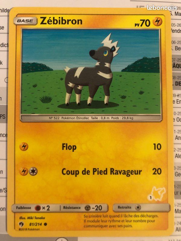 Carte Pokémon (image 1)