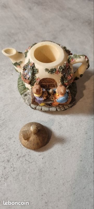 Mini Théière En Métal Bureau Décorative Ornement De Bouilloire À