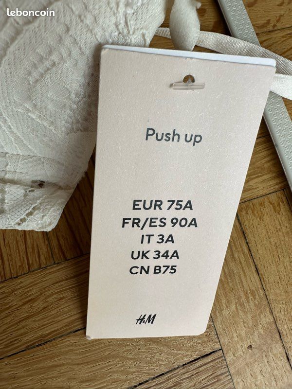 Neuf - soutien gorge blanc 90A (image 8)