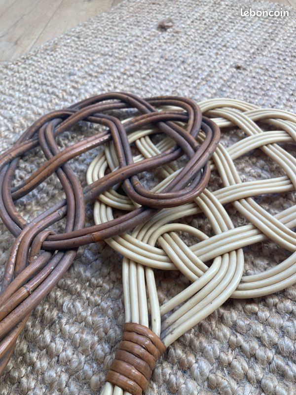 Lot de 2 tapes-tapis vintage 70s (image 9)