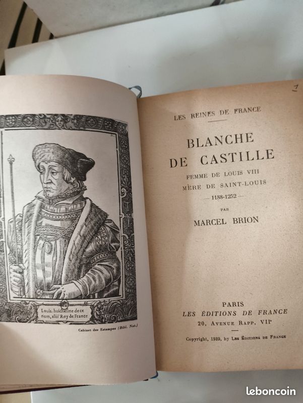 Livre Blanche de la Castille M. Brion (image 6)