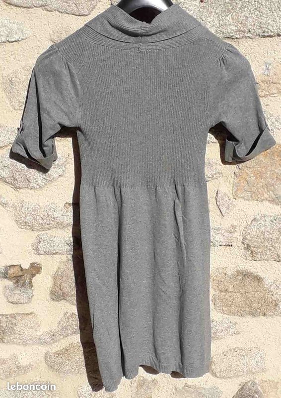 Robe en lainage grise, 38/40 (image 2)