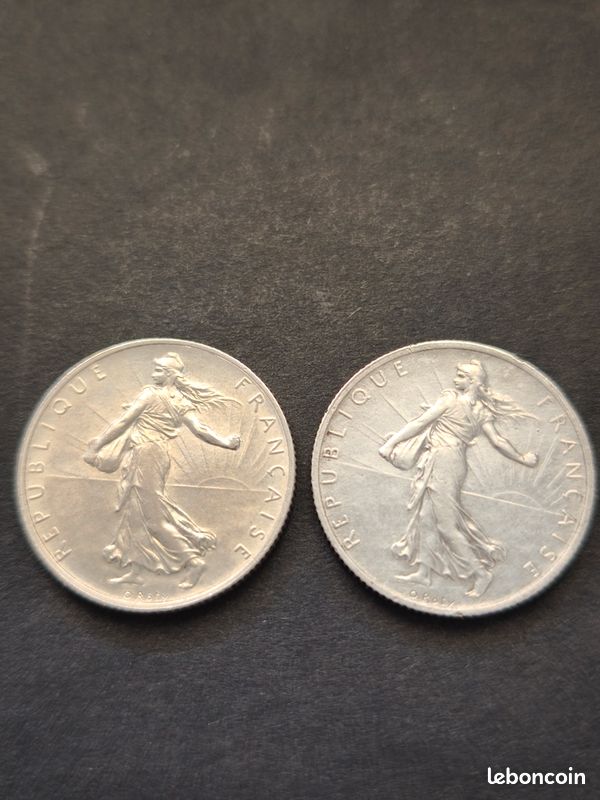 PIECE 2 FRANCS 1914 C SEMEUSE EN ARGENT FRANCE - REF11393J