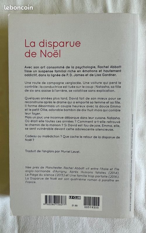 Livre la disparue de Noël (image 2)