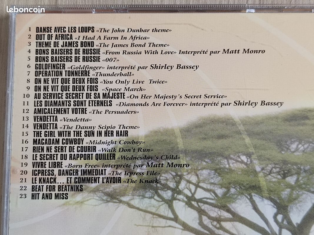 CD les plus belles musiques de John Barry (image 3)