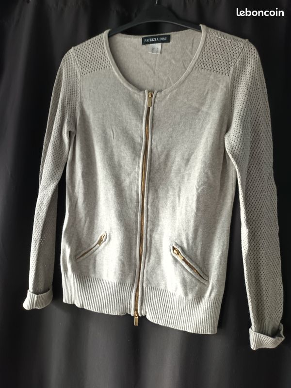 Gilet gris 38 (image 1)