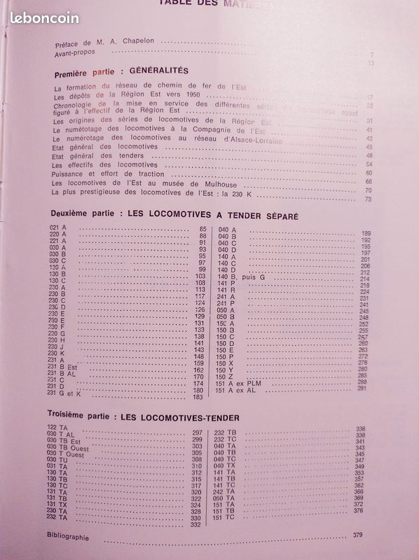 Les locomotives à vapeur de la SNCF JEAN GILLOT EDITION 1976 (image 3)