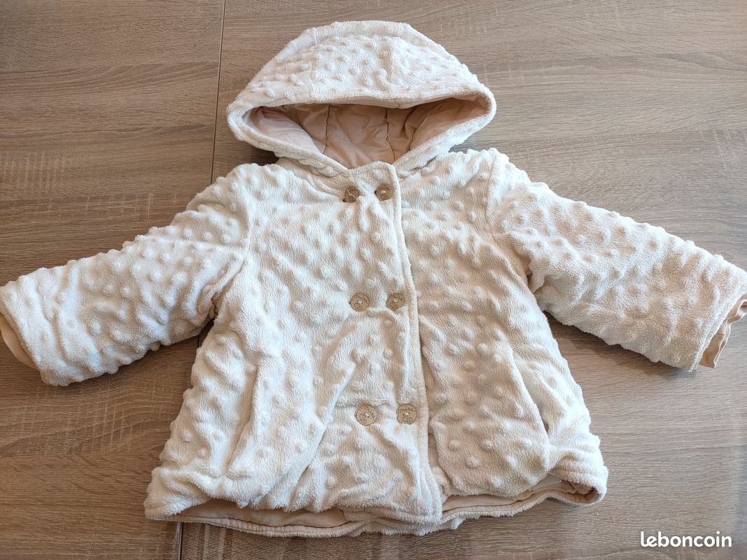 Manteau Blouson chaud Bébé fille Orchestra 18 mois Vêtements bébé