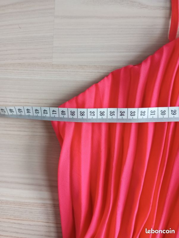 Robe plissée d'été, rose fuchsia - Molly Bracken – Taille 40 (image 12)