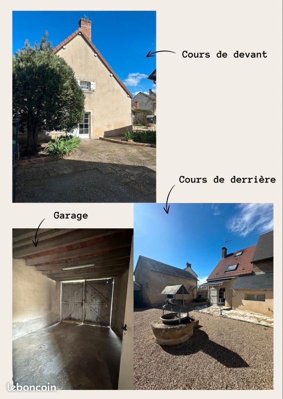 Maison 3 pièces 70 m² · à Levet · 70 m² · 650 €