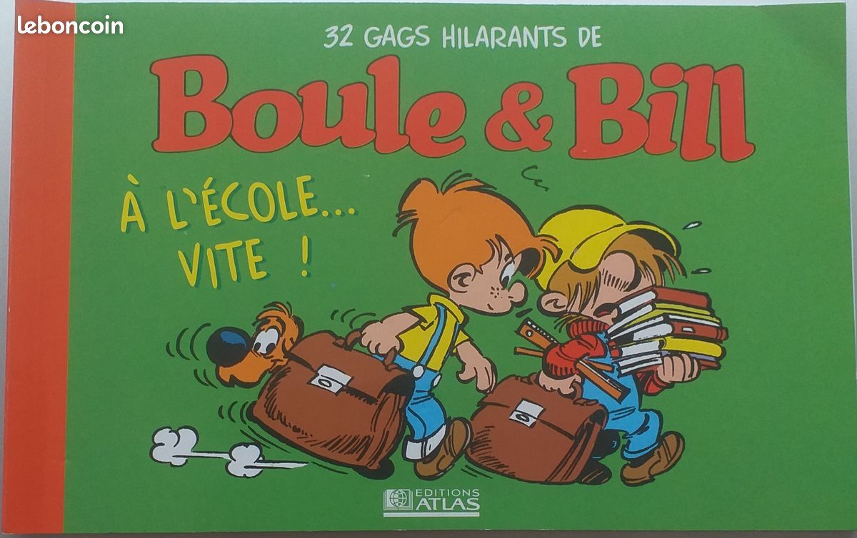 32 gags hilarants de Boule & Bill "A l'école... Vite "- Hors commerce (image 1)