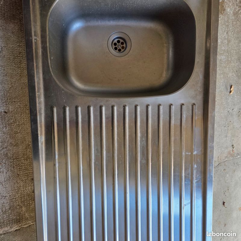 Évier double vasque inox (image 3)
